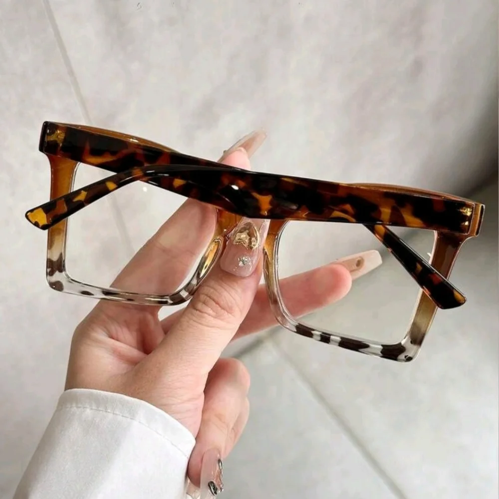 NEW Brown Oversize Fashion Transitional Reading (1.00) Glasses